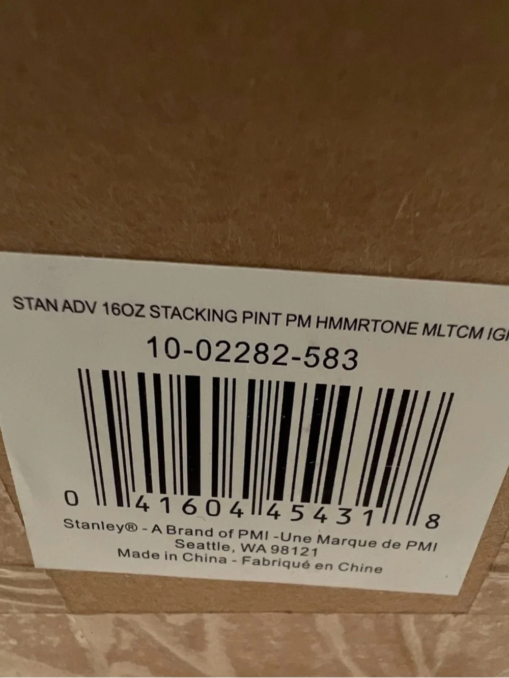 Stanley Post Malone Adventure 16oz Stackable Pint Tumbler Camo NIB - Picture 2 of 2